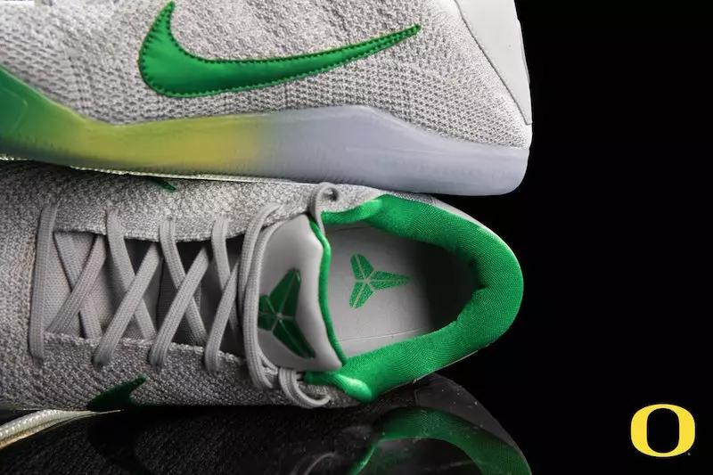 Oregon Ducks Nike Kobe 11 Cinza Verde PE