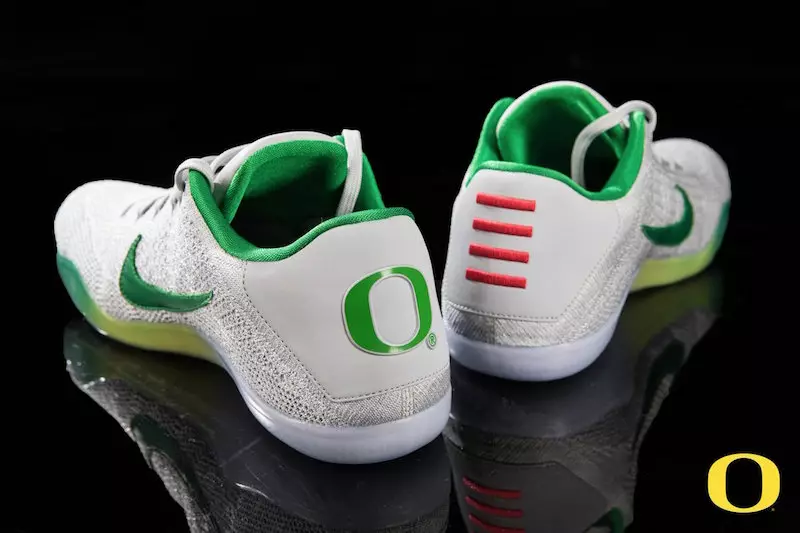 Oregon Ducks Nike Kobe 11 Gri Verde PE