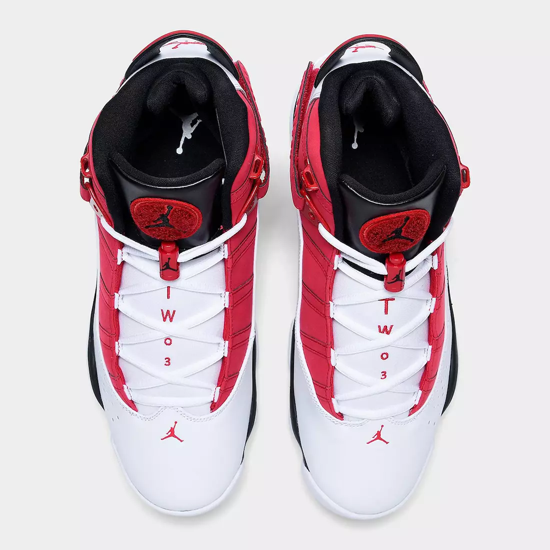 Jordan 6 Rings White Black Red 322992-106 ဖြန့်ချိသည့်ရက်စွဲ