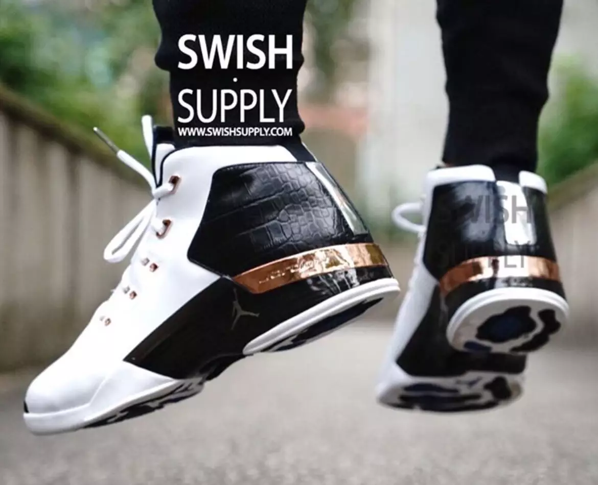 Releasedatum för Air Jordan 17 Copper On Feet