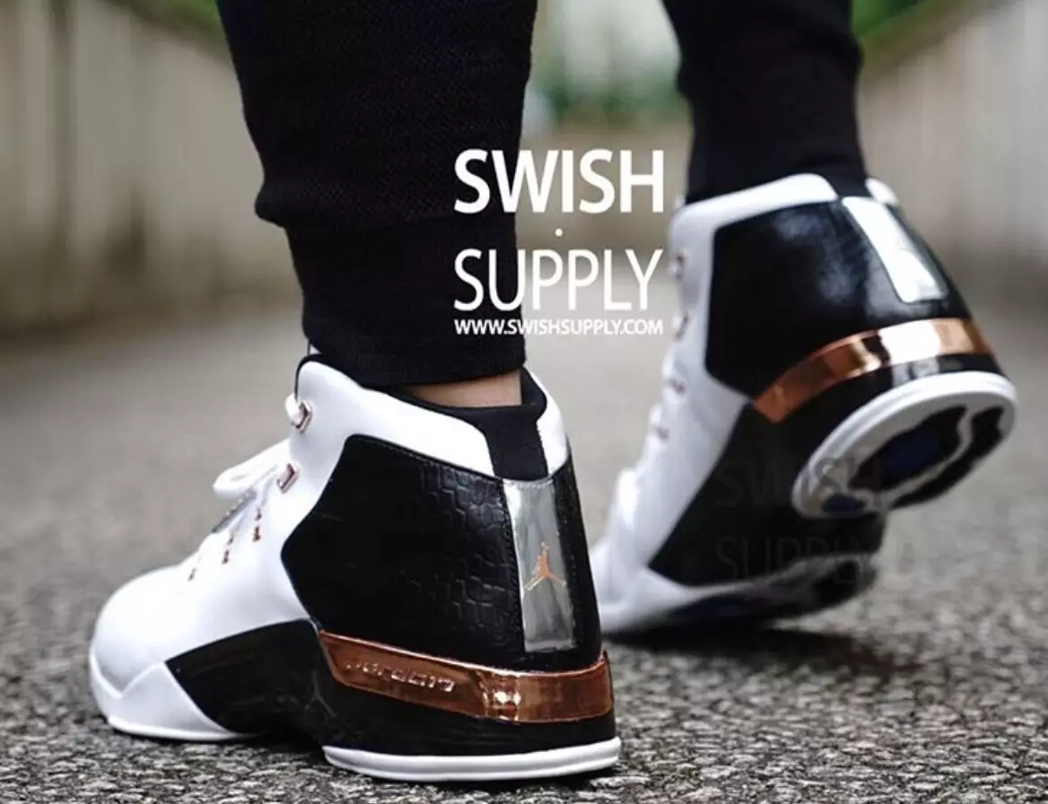 Дата на издаване на Air Jordan 17 Copper On Feet