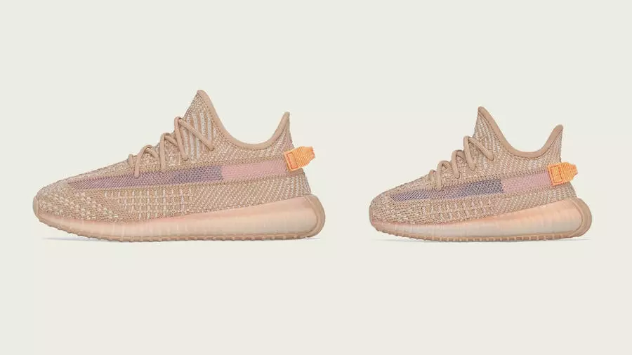 adidas Yeezy Boost 350 V2 Clay Infant EG6881 Kids EG6872 Data tar-rilaxx mill-ġdid