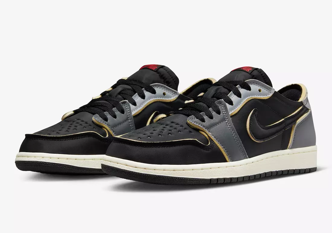 Air Jordan 1 Low OG EX Dark Smoke Griż DV0982-006 Data ta' Rilaxx