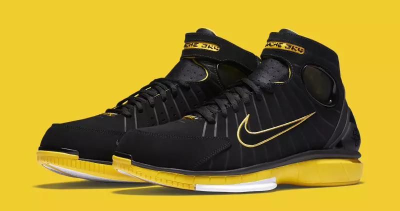 Nike Huarache 2K4 ब्लैक वर्सिटी मक्का