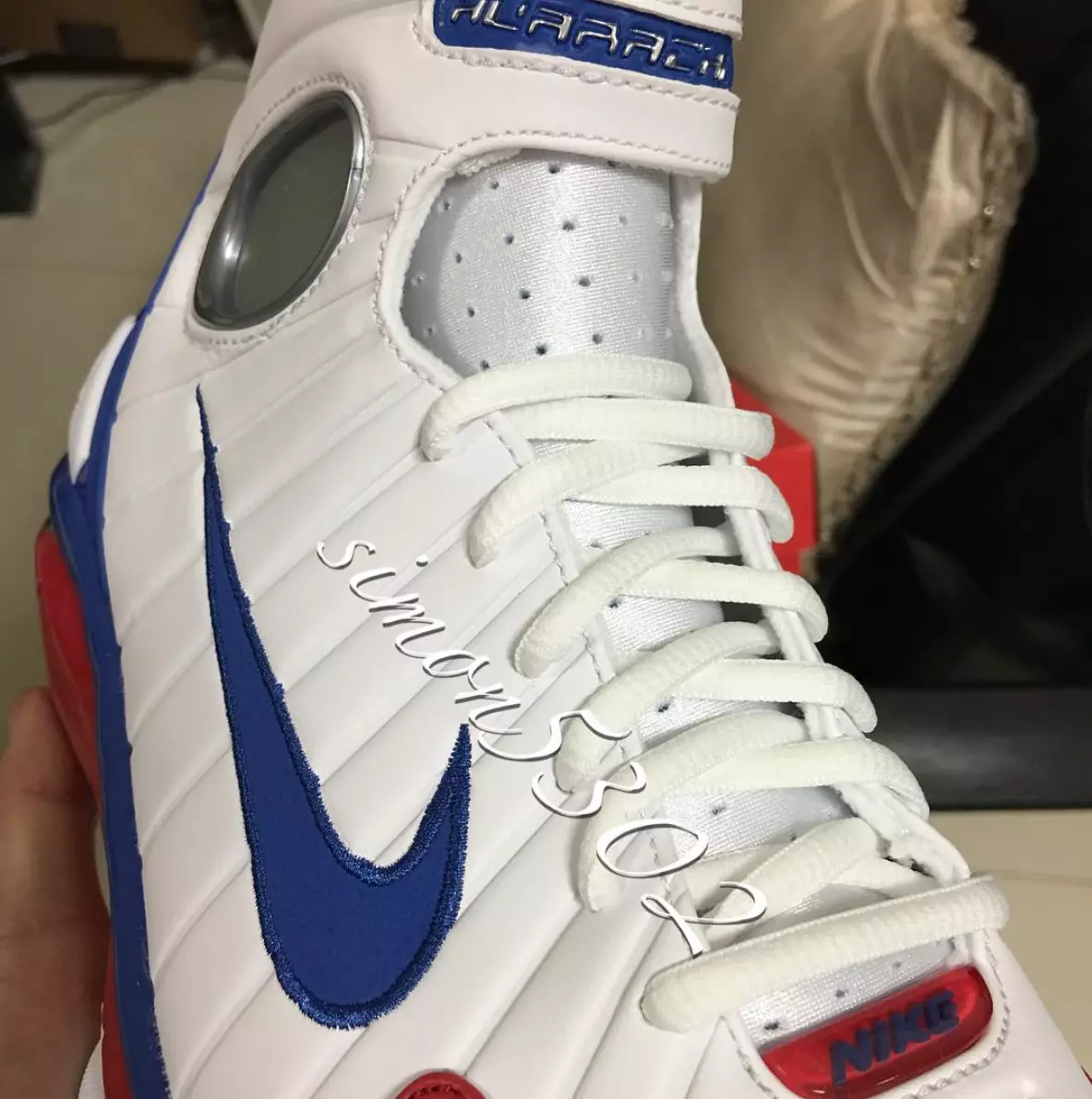 나이키 Huarache 2K4 올스타 화이트 로얄 레드