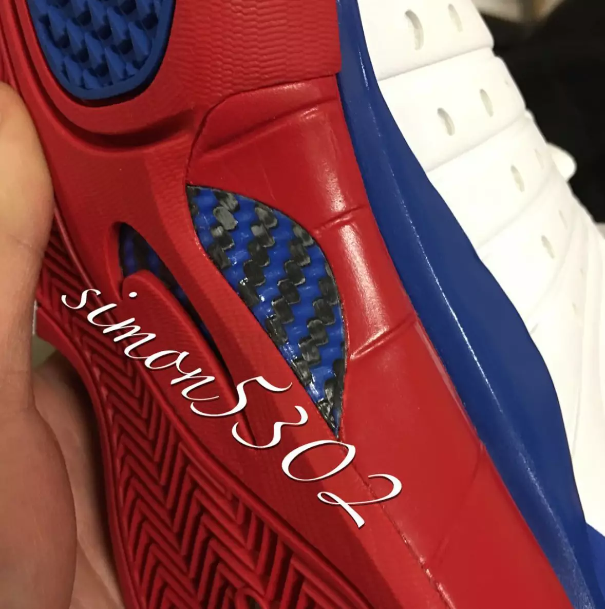 Nike Huarache 2K4 Kobe All Star Hvit Royal Red