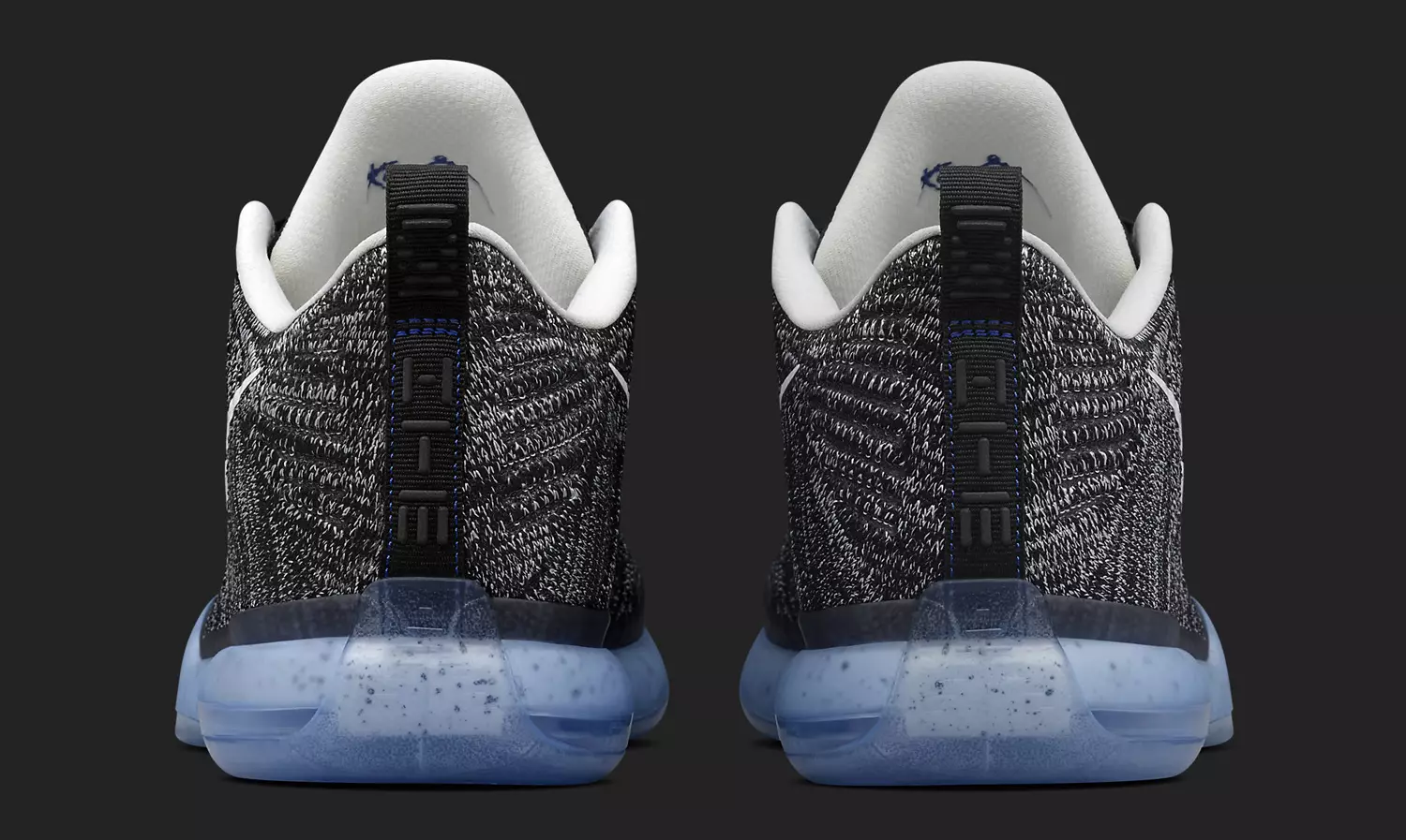 Nike Kobe 10 Elite Faible Noir Blanc Bleu