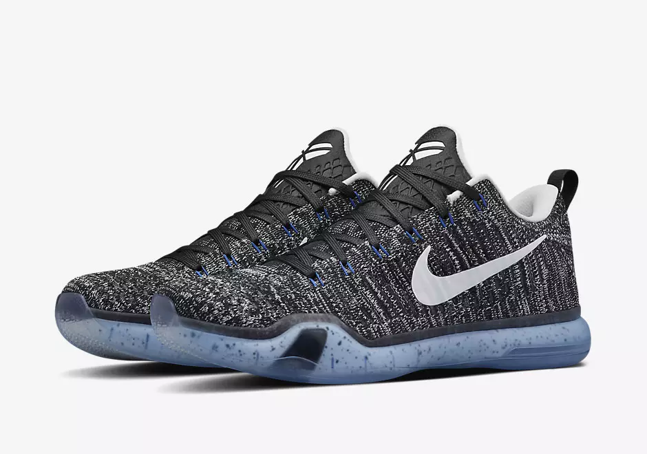 Nike Kobe 10 Elite Low HTM Svart Vit 805937-010