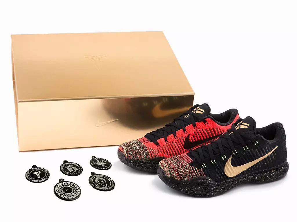 Pete Tano Nike Kobe 10 Ufungaji wa Krismasi wa Wasomi wa Chini