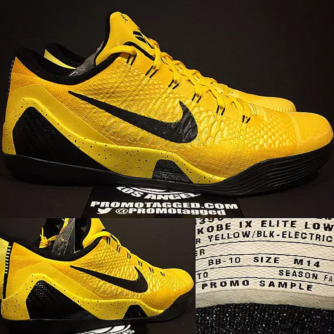 Nike Kobe 9 Elite Low Брюс Ли үлгісі (1)