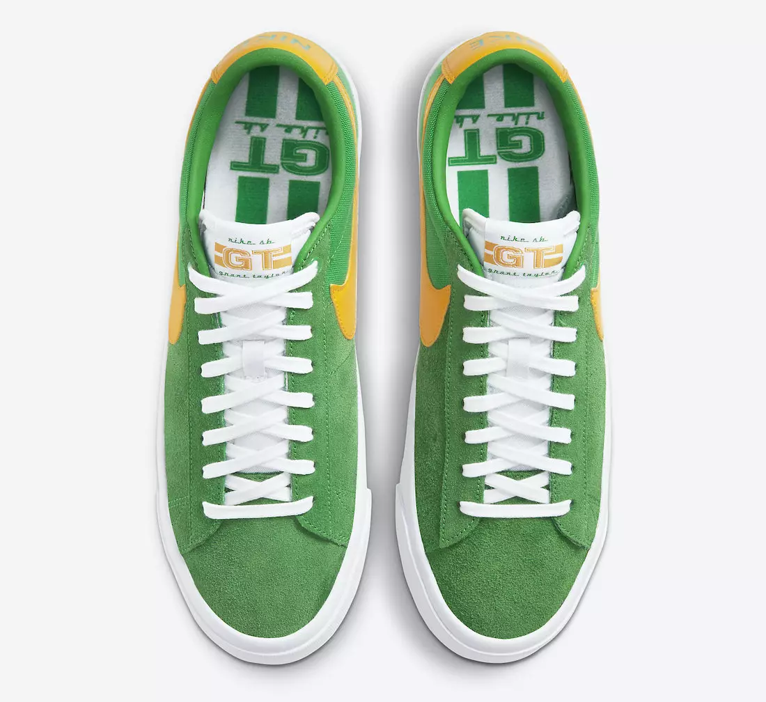 Дата выхода Nike SB Blazer Low GT Lucky Green University Gold DC7695-300