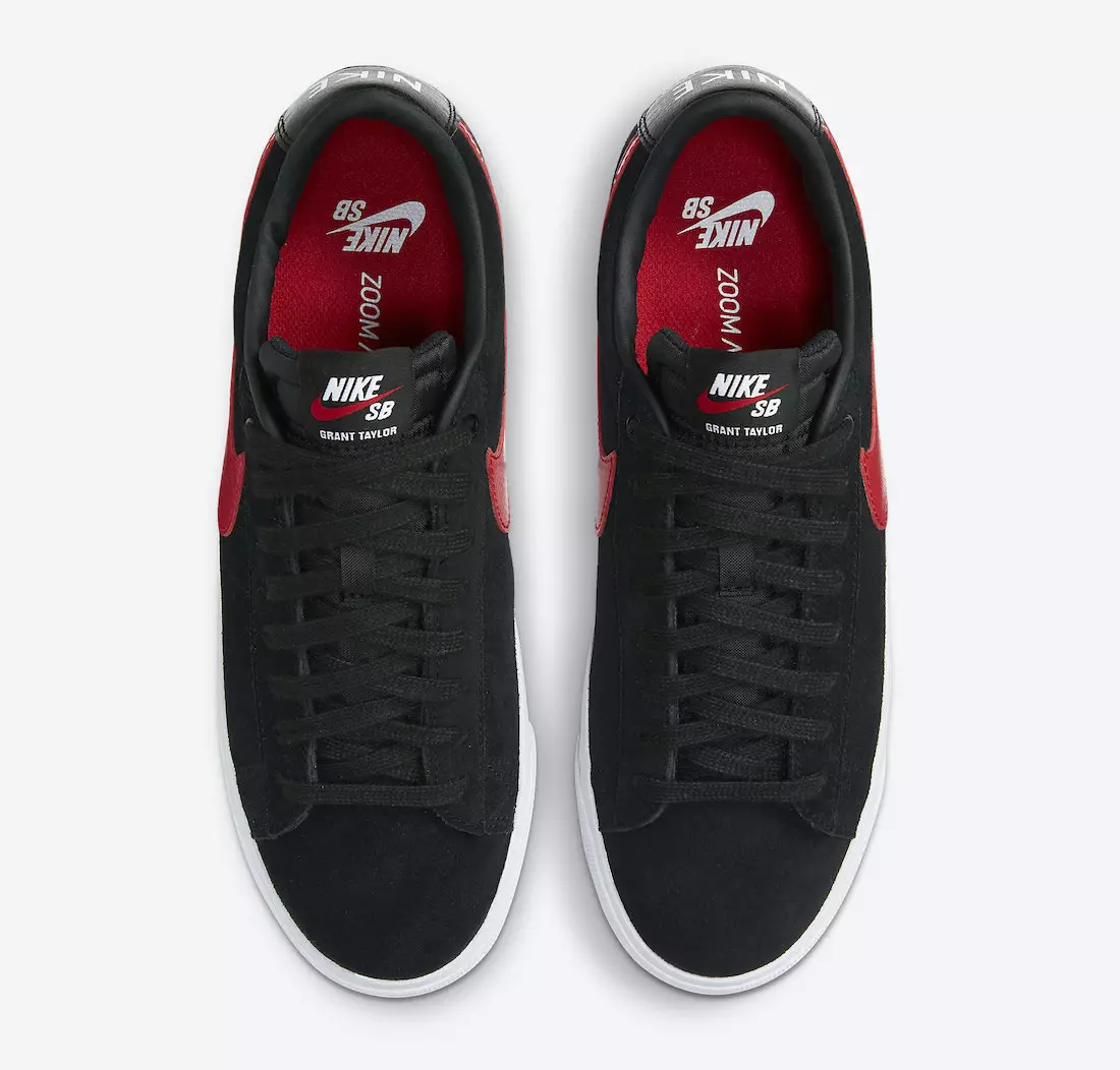 Nike SB Blazer Low GT Black University Red White 704939-005 Išleidimo data