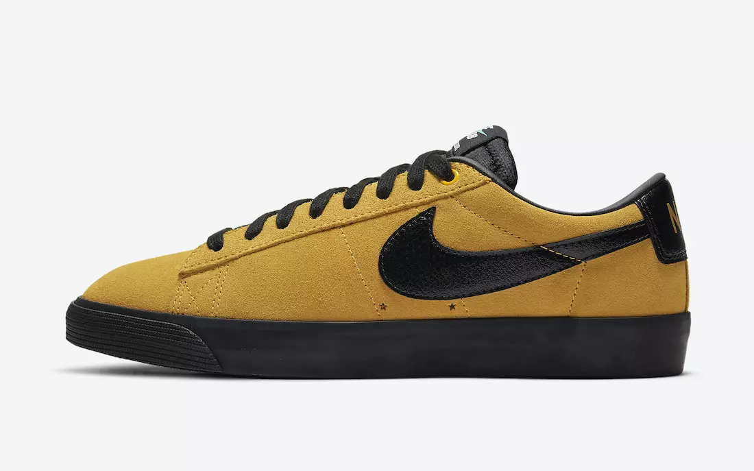 Nike SB Blazer Low GT University Goud 704939-700 Releasedatum