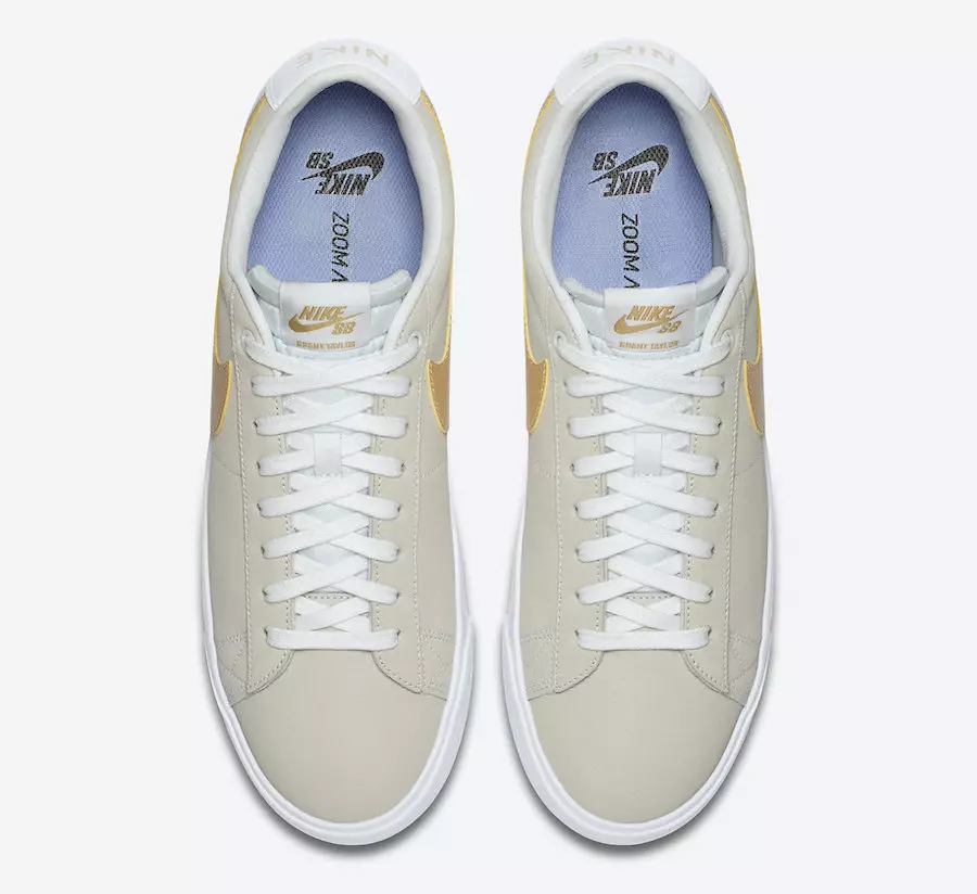 تاریخ انتشار Nike SB Blazer Low Grey Yellow 704939-104