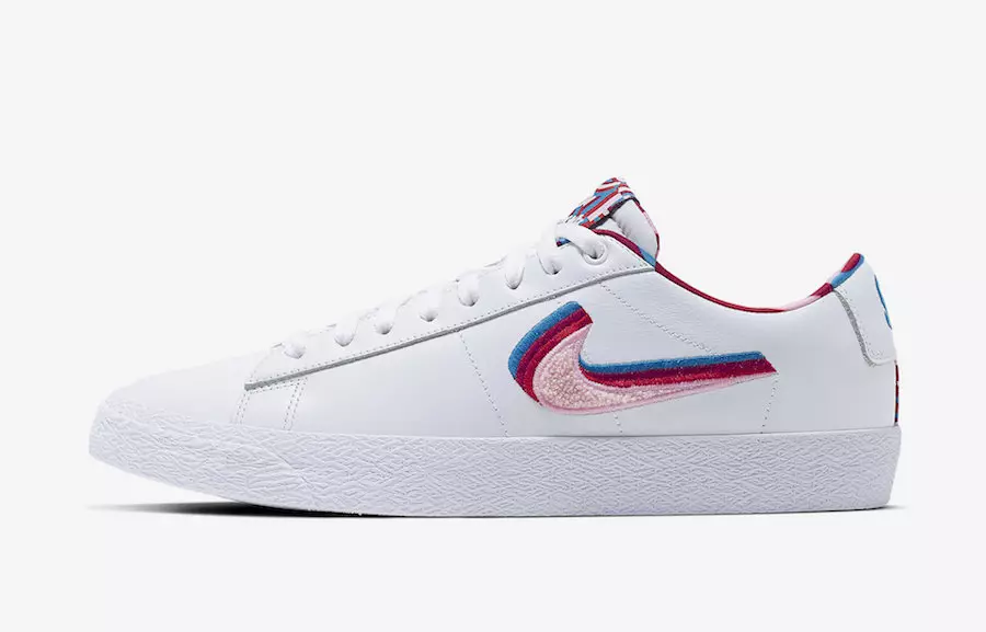 Parra Nike SB Blazer Low CN4507-100 2019 Releasedatum Pris