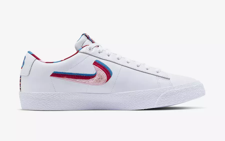 Parra Nike SB Blazer Low CN4507-100 2019 Data de lançamento Preço