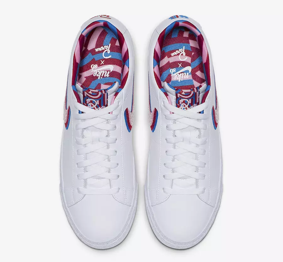 Parra Nike SB Blazer Low CN4507-100 2019 Megjelenés dátuma Ár