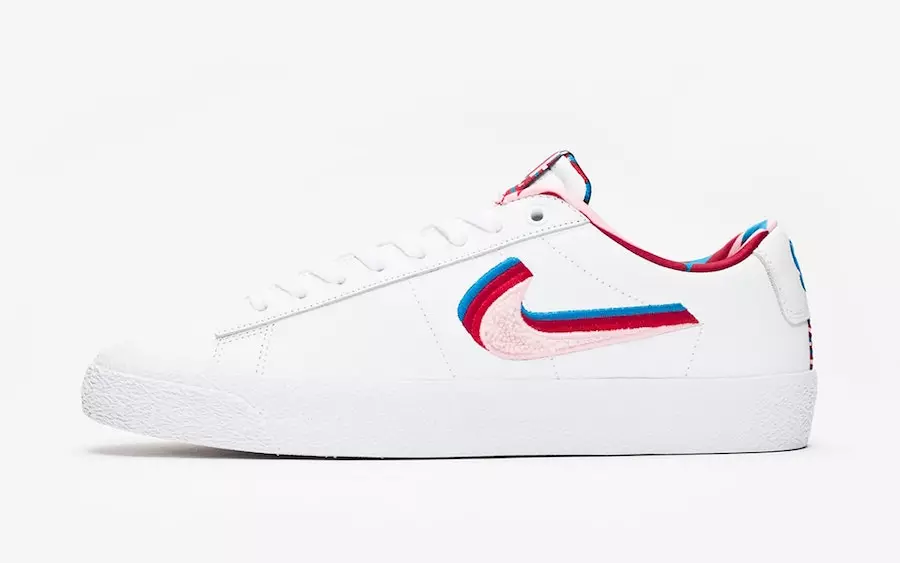 Parra Nike SB Blazer Low GT CN4507-100 تاريخ الإصدار