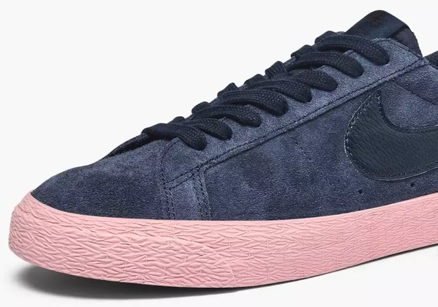 Nike SB Súmáil Blazer Guma Bubble Obsidian Íseal 864347-402