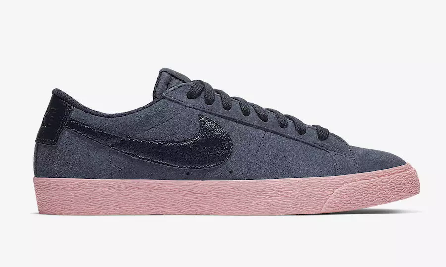 Nike SB Blazer Low Obsiidian Bubble Gum 864347-402 გამოშვების თარიღი