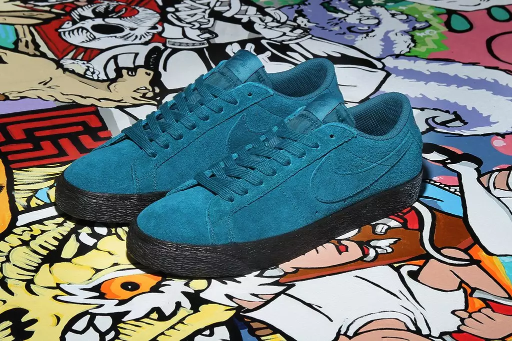 Nike SB Blazer Düşük Geode Deniz Mavisi 864347-300