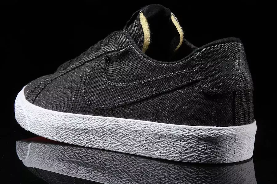 Nike SB Blazer Low Canvas Deconstructed Black Anthracite