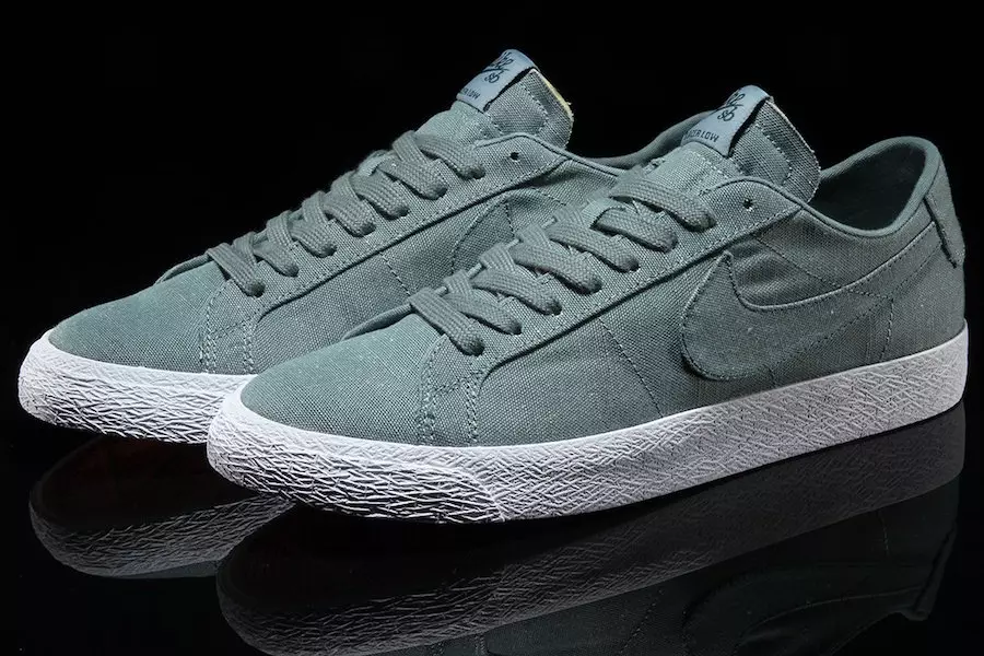 Nike SB Zoom Blazer Low Canvas Destructed Clay Green