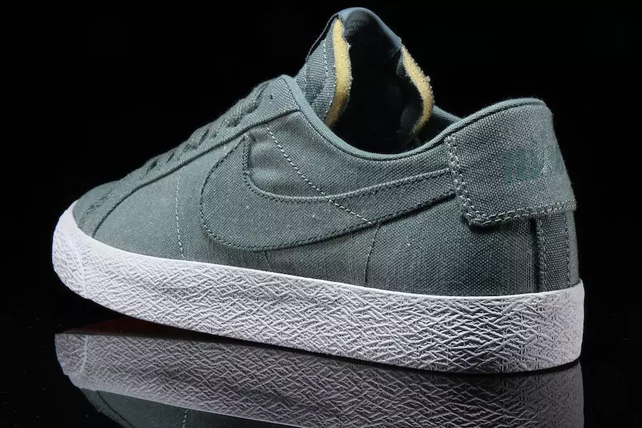 Nike SB Zoom Blazer alacsony vászon dekonstruált agyagzöld