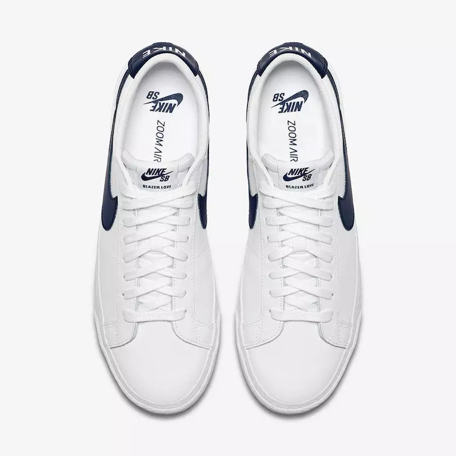 Nike SB Blazer Low White Obsidian