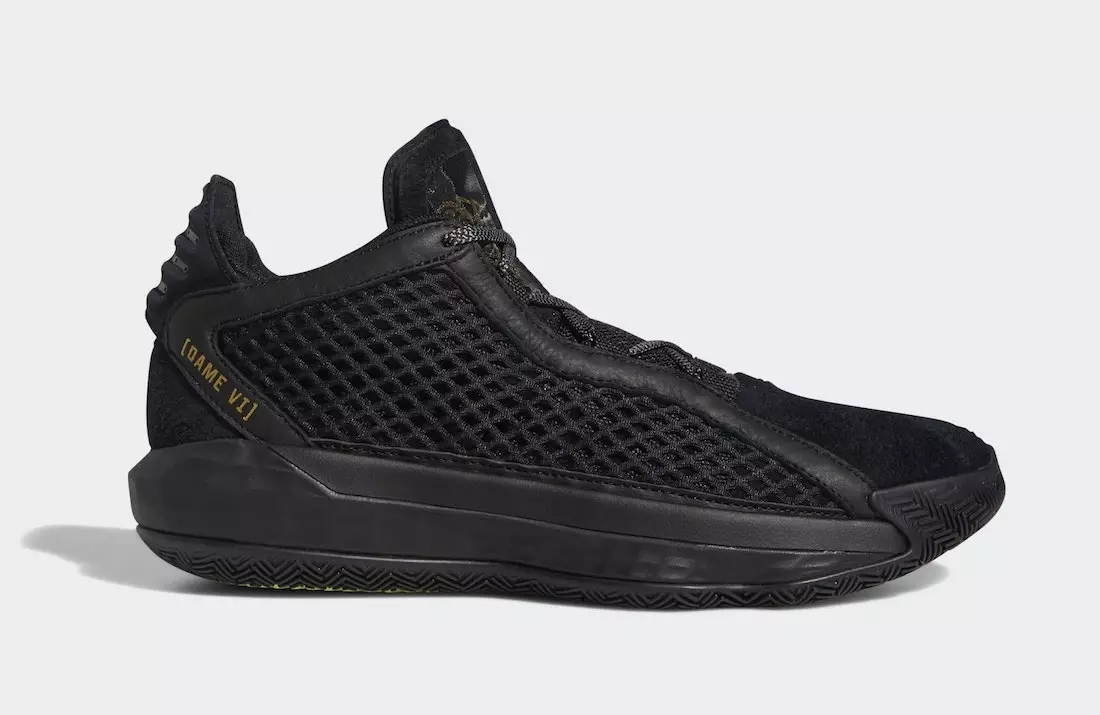 adidas Dame 6 Black Metallic Gold FV8627 発売日