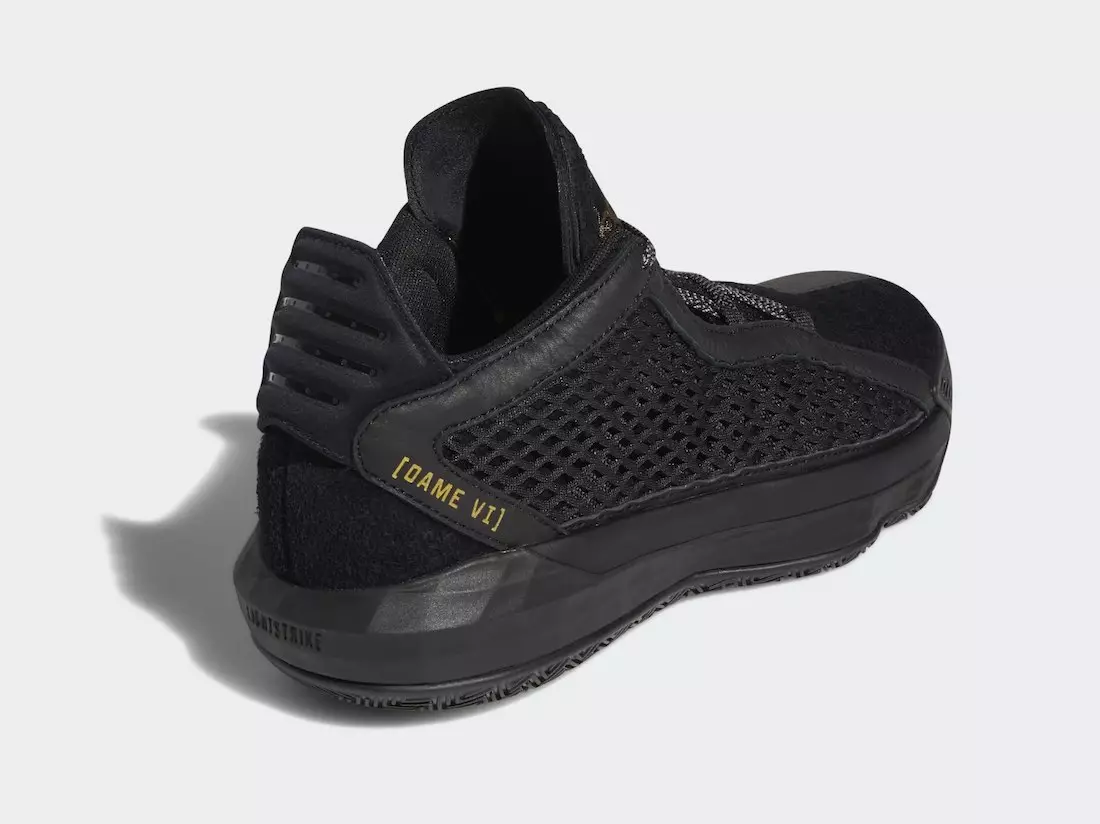 adidas Dame 6 Black Metallic Gold FV8627 発売日