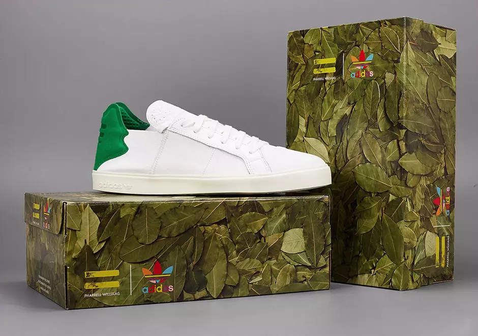 Pharrell Adidas Elastic Releasic Lace Up Slip On