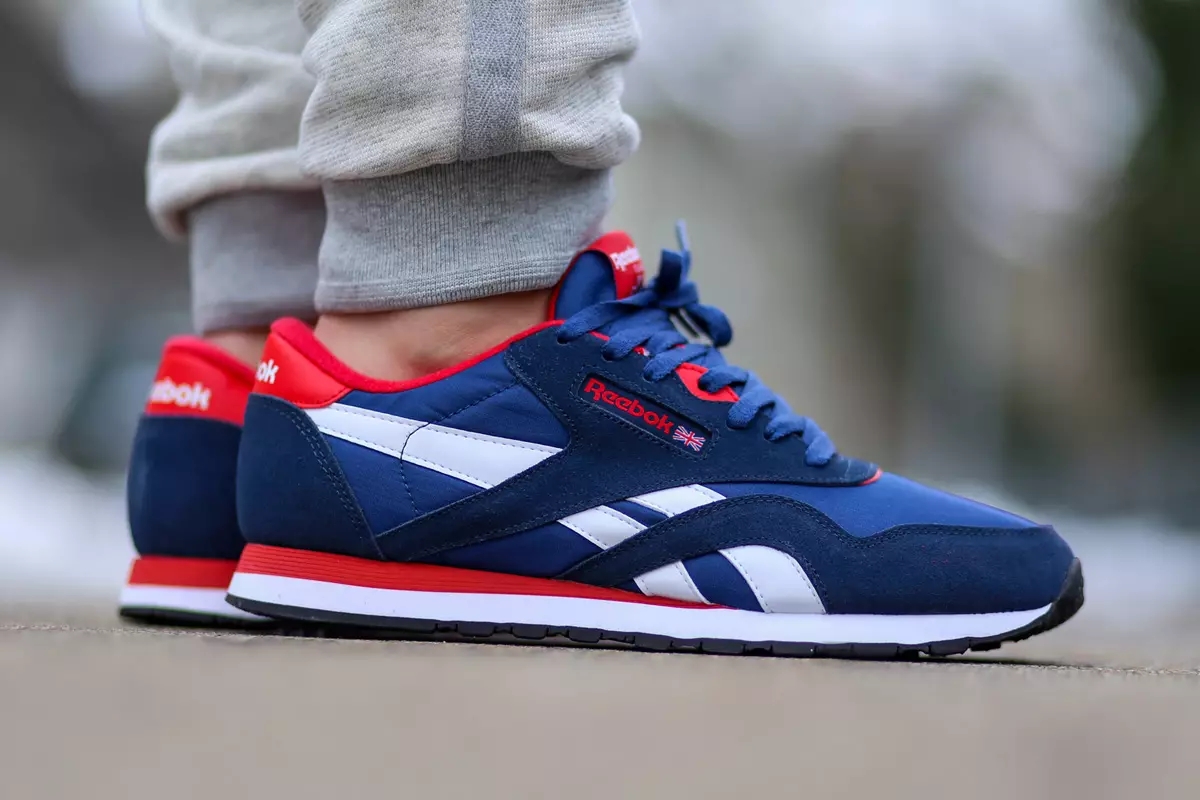 reebok-clasaiceach-níolón-faux-indigo-dearg-2