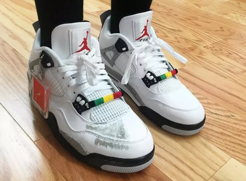 Exclusieve Scuffed Air Jordan 4's Geïnspireerd door Spike Lee's Do the Right Thing