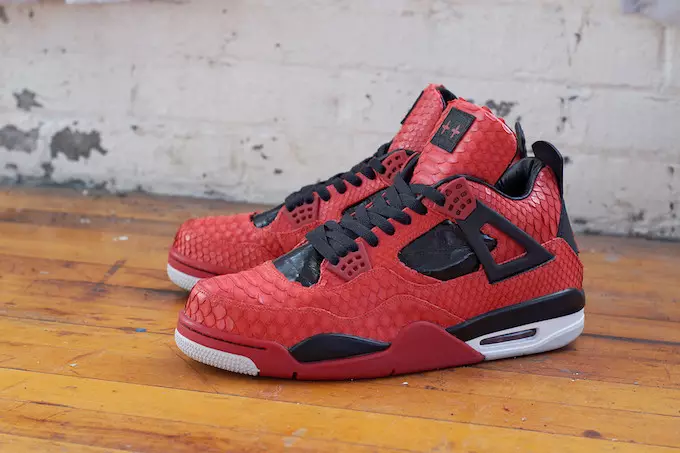 Python Yılan Balığı Air Jordan 4 Özel