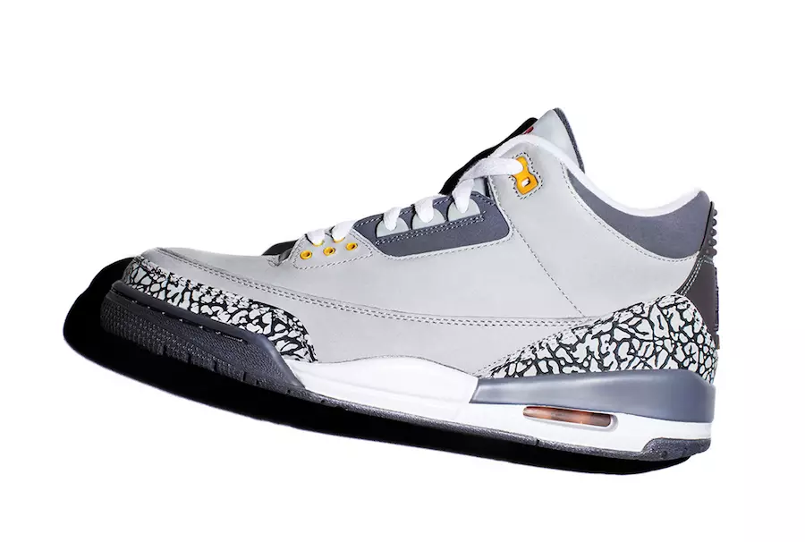 Air Jordan 3 მაგარი ნაცრისფერი