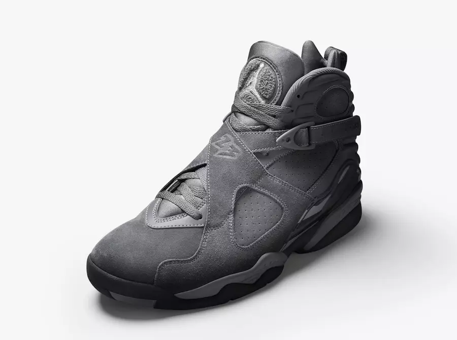 Air Jordan 8 Cool Kijivu