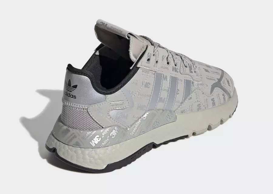 Adidas Nite Jogger helkur, hõbehall FV3622, väljalaskekuupäev