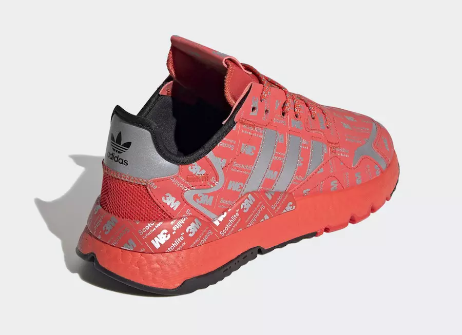 Adidas Nite Jogger helkurpunane FV3621 väljalaskekuupäev