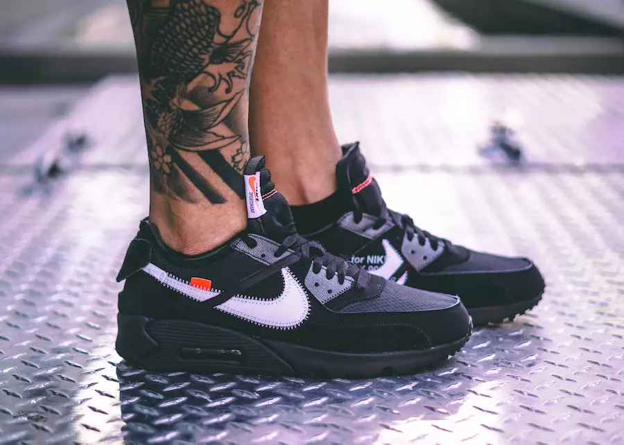 Off-White x Nike Air Max 90 Black ဖြန့်ချိသည့်ရက်စွဲ