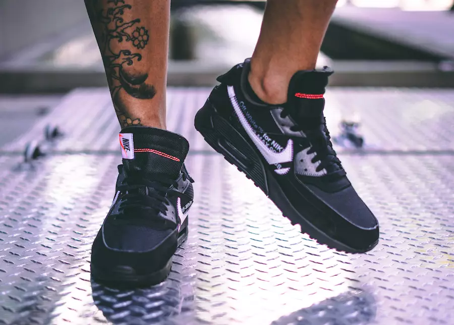 Off-White x Nike Air Max 90 Black релиз датасы