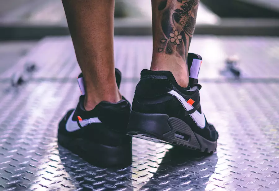 Off-White x Nike Air Max 90 Black Útgáfudagur