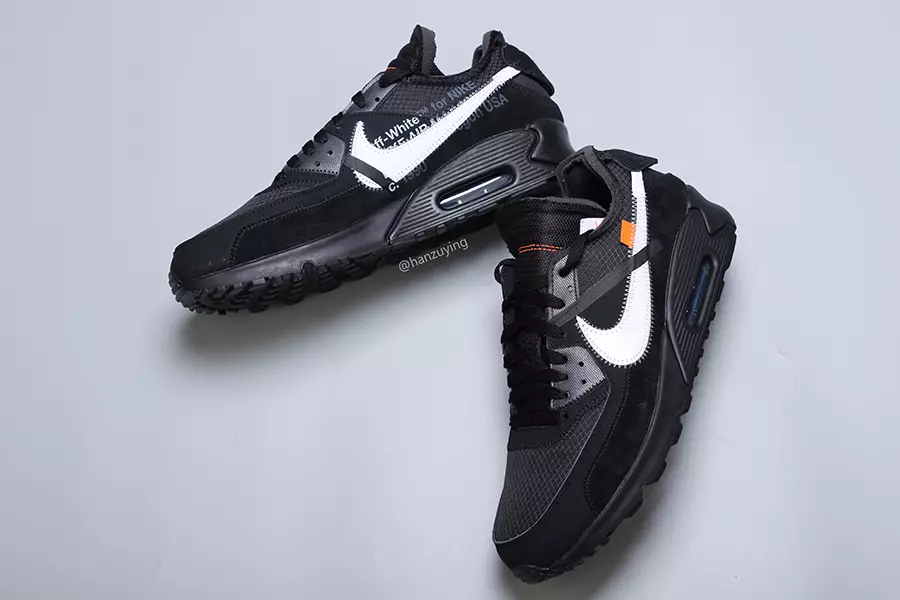 Off-White Nike Air Max 90 Black AA7293-001 Utgivelsesdato