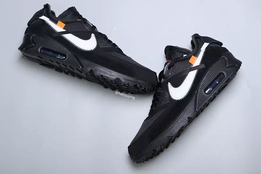 Valgevalge Nike Air Max 90 must AA7293-001 Väljalaskekuupäev