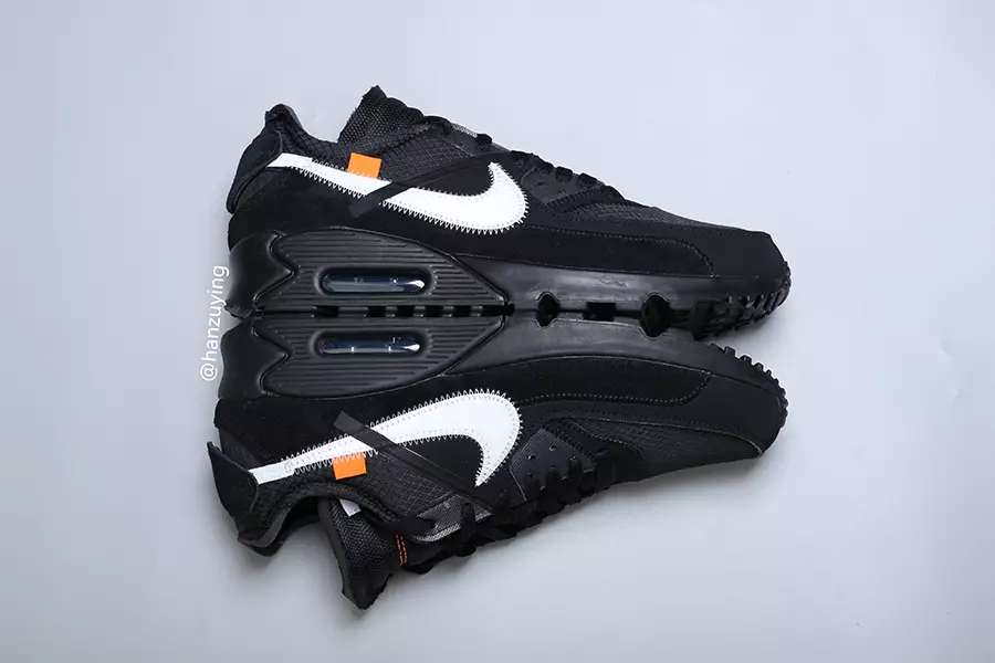 Beinhvítt Nike Air Max 90 Black AA7293-001 Útgáfudagur