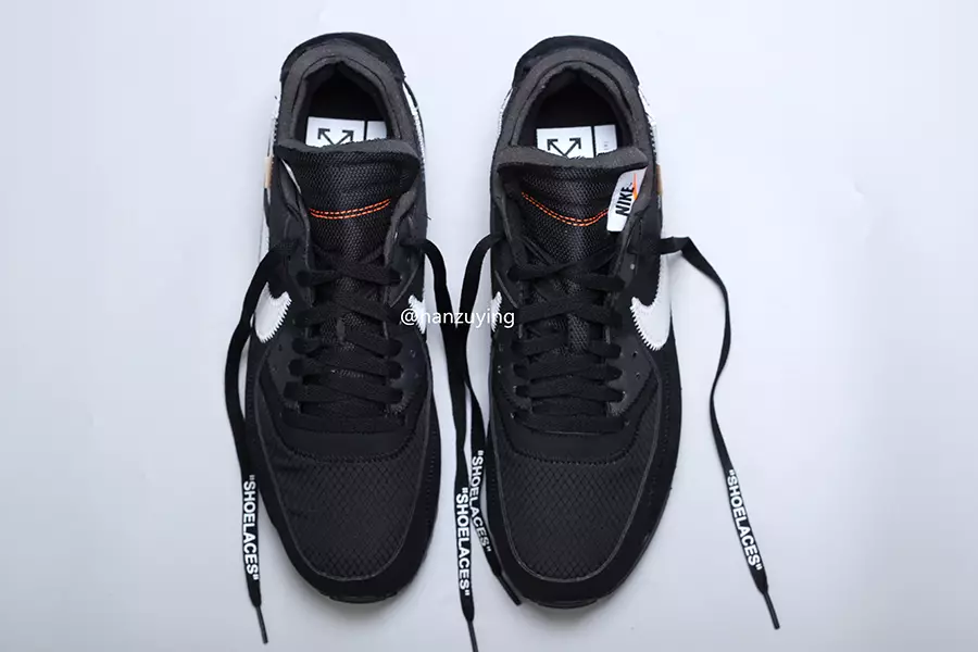 Off-White Nike Air Max 90 Black AA7293-001 Datum vydání