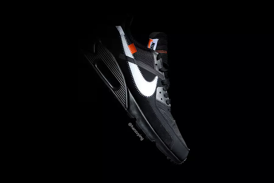 Off-White Nike Air Max 90 Black AA7293-001 Tarikh Tayangan