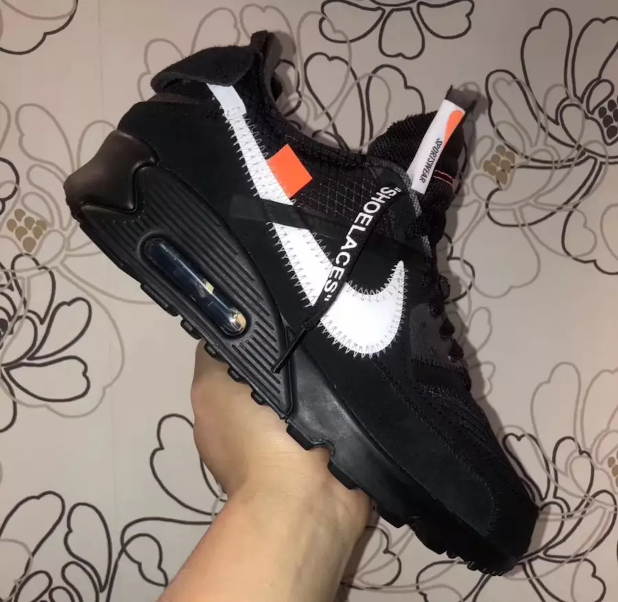 Беласнежныя Nike Air Max 90 Black AA7293-001 Дата выпуску