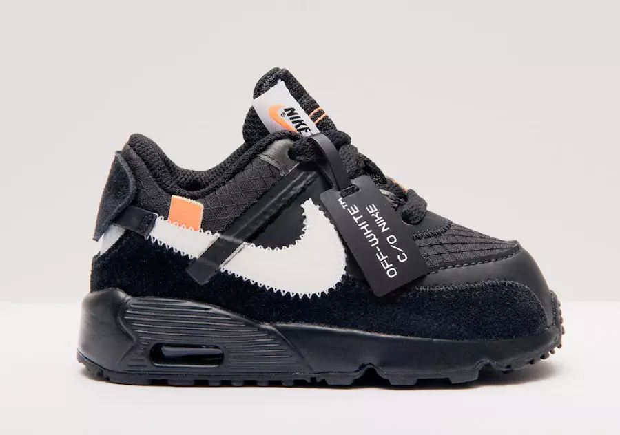 Off-White Nike Air Max 90 Kids Toddler Datum izlaska