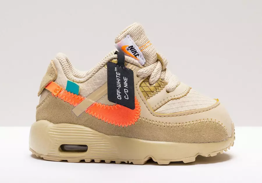 Off-White Nike Air Max 90 Kids Peuter Releasedatum